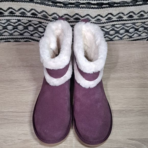 NEW UGG KOOLABURRA BARLEE MINI IN WINE - Picture 7 of 10